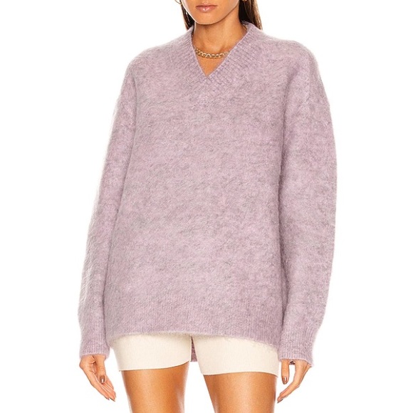 Acne Purple Mohair Sweater - Picture 2 of 7